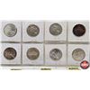 Image 6 : France 5 Francs (8) :  1962; 1962; 1963; 1963; 1964; 1965; 1965; 1965 (Non-Magnetic)