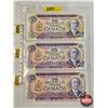 Image 1 : Canada $10 Bills 1971 (3):  - Lawson/Bouey #TV1097702 - Lawson/Bouey #TM2183684 - Bouey/Rasminsky #D