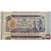 Image 3 : Canada $10 Bills 1971 (3):  - Lawson/Bouey #TV1097702 - Lawson/Bouey #TM2183684 - Bouey/Rasminsky #D