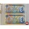 Image 3 : Canada $5 Bills 19721 (4):  - Lawson/Bouey #SN9353173 - Lawson/Bouey #SZ8542924 - Lawson/Bouey #SP29