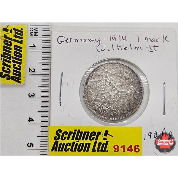 Germany 1 Mark 1914 (Non-Magnetic)
