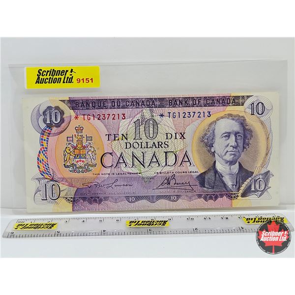 Canada $10 Bill 1971 *Replacement : Lawson/Bouey # *TG1237213