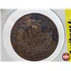 Image 2 : France Coins (2): - 1 Franc 1808W Napoleon 1 - 10 Centimes 1886