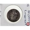 Image 6 : France Coins (2): - 1 Franc 1808W Napoleon 1 - 10 Centimes 1886