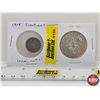 Image 1 : Netherlands Coins (2): - 5 Cents 1908 - 2-1/2 Gulden 1966