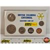 Image 1 : British Columbia Centennial Souvenir Six-Coin Set 1971