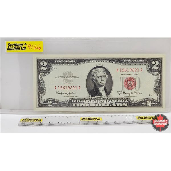 USA $2 Bill 1963A : #A15619221A