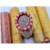 Image 3 : Canada One Cent Rolls (5) : 1951; 1955; 1960; 1961; 1962