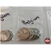 Image 5 : Belgium / Luxembourg Coins (21) : Variety