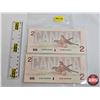 Image 4 : Canada $2 Bills 1986 (2): - Thiessen/Crow #EGM9968087 - Thiessen/Crow #EGN1455544