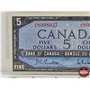 Image 2 : Canada $5 Bill 1954 : Beattie/Rasminsky #JS8998037
