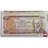 Image 4 : Canada $100 Bills 1975 (2 Consecutive) : Crow/Bouey #AJC3462655-656