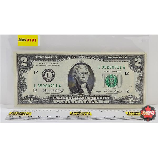 USA $2 Bill 1976 : #L35200711A