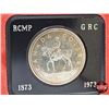 Image 2 : RCM Canada Silver Dollar 1873-1973 RCMP (Black Case)