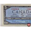 Image 2 : Canada $5 Bill 1954 : Beattie/Rasminsky #YS5960824