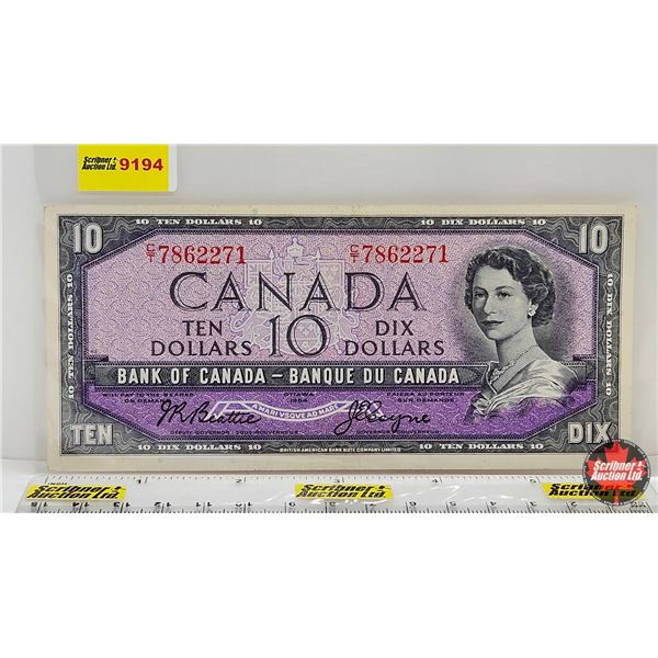 Canada $10 Bill 1954 : Beattie/Coyne #CT7862271