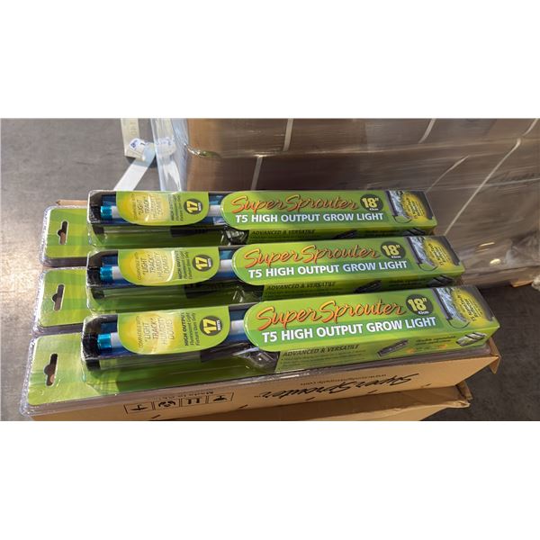 SUPER SPROUTER 18" T5 HIGH OUTPUT FLUORESCENT GROW LIGHT - 24 PER BOX