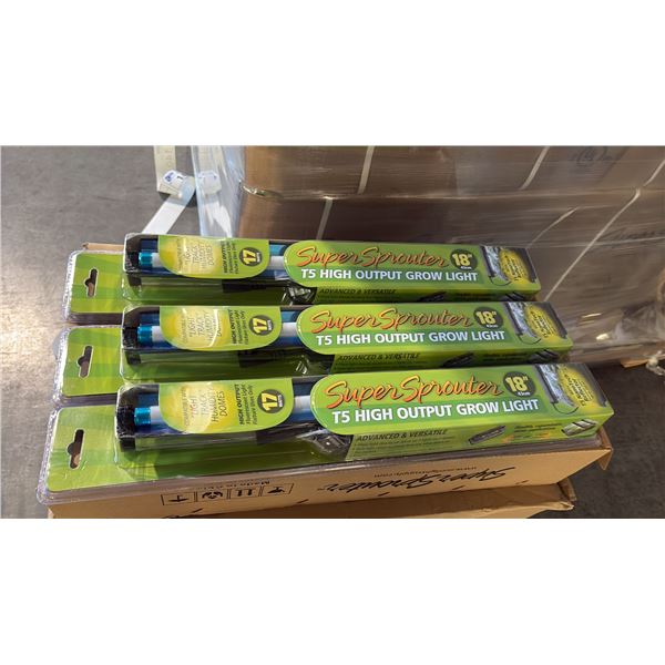 SUPER SPROUTER 18  T5 HIGH OUTPUT FLUORESCENT GROW LIGHT - 24 PER BOX