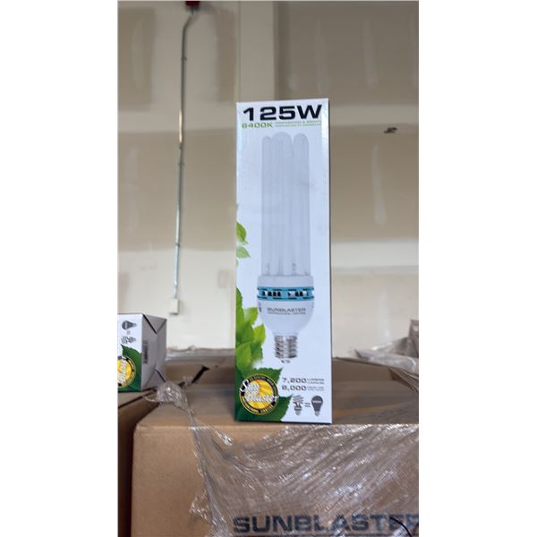SUN BLASTER 125W, 6400K PROPAGATION & GROW LIGHT 7200 LUMENS, 80000 HOUR LIFE - 12 PER BOX