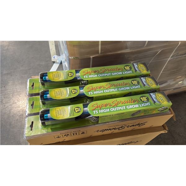 SUPER SPROUTER 18  T5 HIGH OUTPUT FLUORESCENT GROW LIGHT - 24 PER BOX