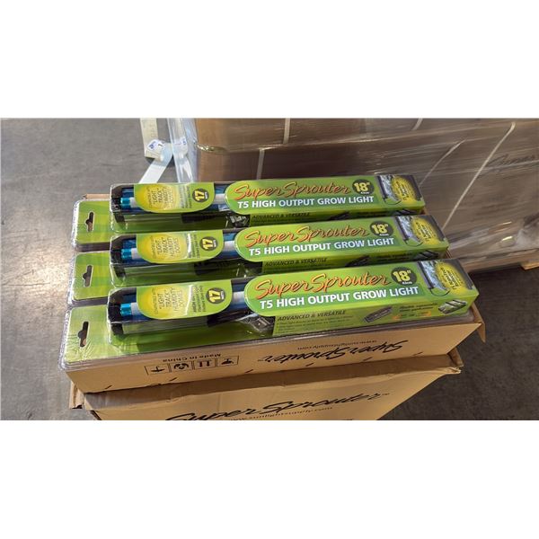 SUPER SPROUTER 18" T5 HIGH OUTPUT FLUORESCENT GROW LIGHT - 24 PER BOX