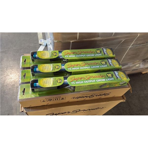 SUPER SPROUTER 18" T5 HIGH OUTPUT FLUORESCENT GROW LIGHT - 24 PER BOX