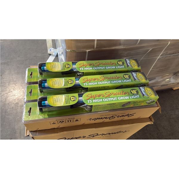 SUPER SPROUTER 18" T5 HIGH OUTPUT FLUORESCENT GROW LIGHT - 24 PER BOX