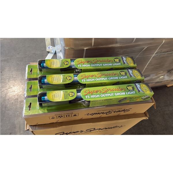 SUPER SPROUTER 18" T5 HIGH OUTPUT FLUORESCENT GROW LIGHT - 24 PER BOX