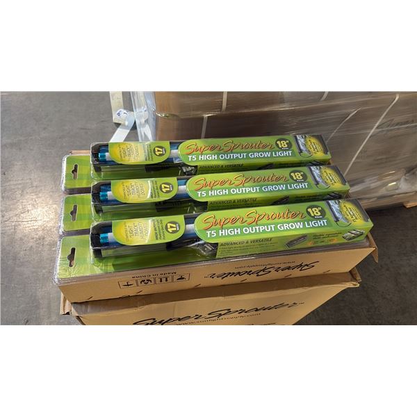 SUPER SPROUTER 18" T5 HIGH OUTPUT FLUORESCENT GROW LIGHT - 24 PER BOX