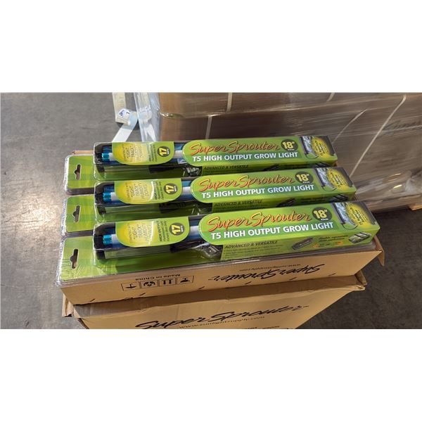 SUPER SPROUTER 18" T5 HIGH OUTPUT FLUORESCENT GROW LIGHT - 24 PER BOX