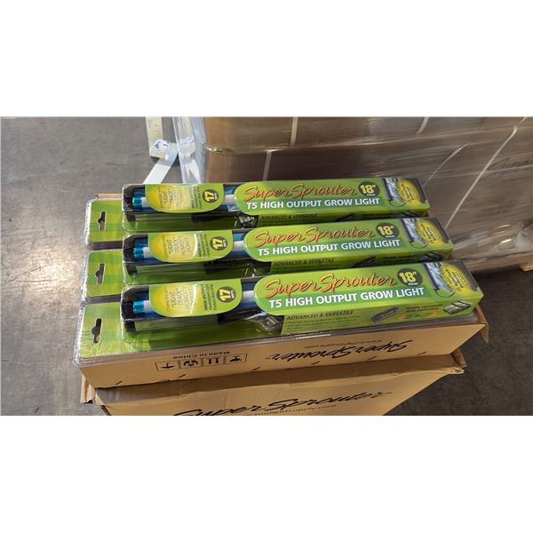 SUPER SPROUTER 18" T5 HIGH OUTPUT FLUORESCENT GROW LIGHT - 24 PER BOX