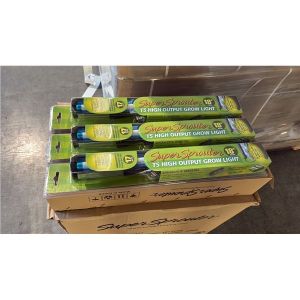 SUPER SPROUTER 18" T5 HIGH OUTPUT FLUORESCENT GROW LIGHT - 24 PER BOX