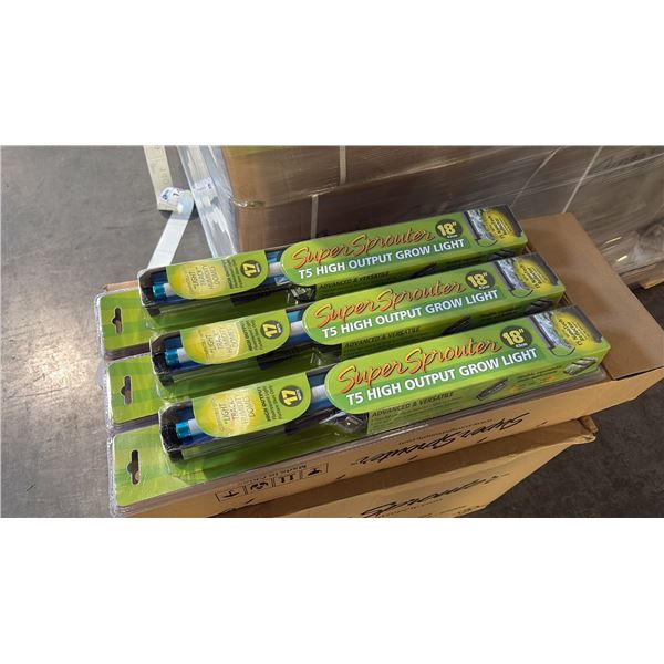SUPER SPROUTER 18" T5 HIGH OUTPUT FLUORESCENT GROW LIGHT - 24 PER BOX