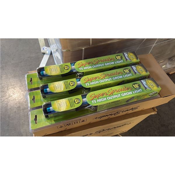 SUPER SPROUTER 18" T5 HIGH OUTPUT FLUORESCENT GROW LIGHT - 24 PER BOX
