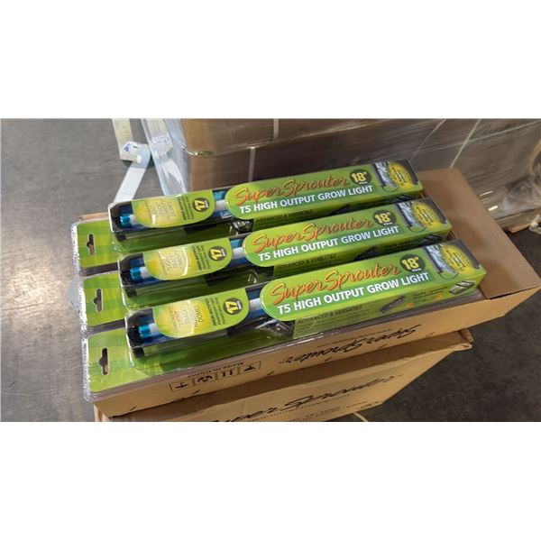 SUPER SPROUTER 18" T5 HIGH OUTPUT FLUORESCENT GROW LIGHT - 24 PER BOX