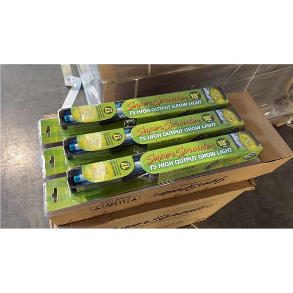 SUPER SPROUTER 18" T5 HIGH OUTPUT FLUORESCENT GROW LIGHT - 24 PER BOX