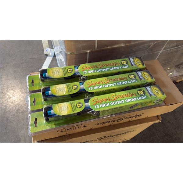 SUPER SPROUTER 18" T5 HIGH OUTPUT FLUORESCENT GROW LIGHT - 24 PER BOX