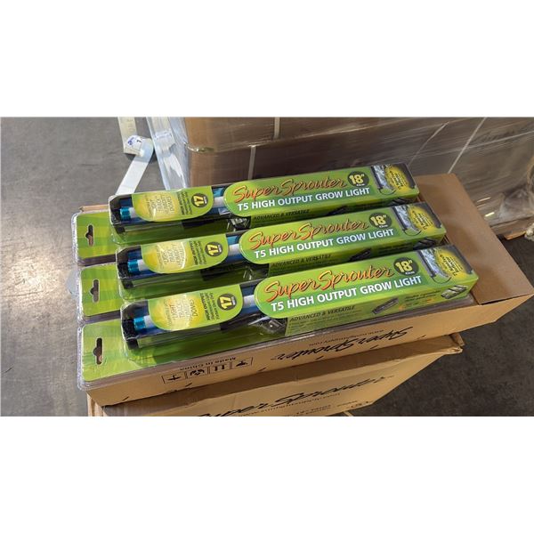 SUPER SPROUTER 18" T5 HIGH OUTPUT FLUORESCENT GROW LIGHT - 24 PER BOX