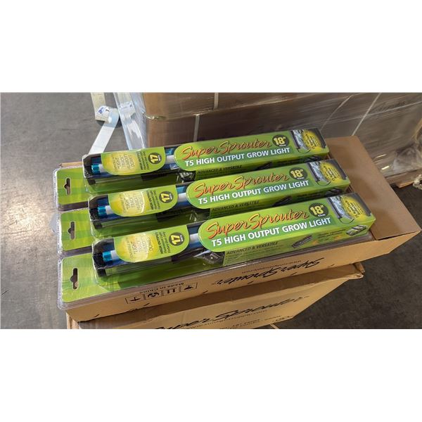 SUPER SPROUTER 18" T5 HIGH OUTPUT FLUORESCENT GROW LIGHT - 24 PER BOX