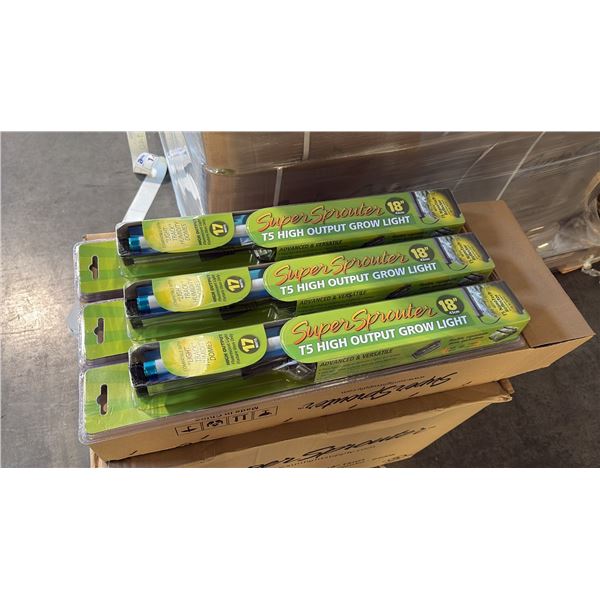 SUPER SPROUTER 18" T5 HIGH OUTPUT FLUORESCENT GROW LIGHT - 24 PER BOX