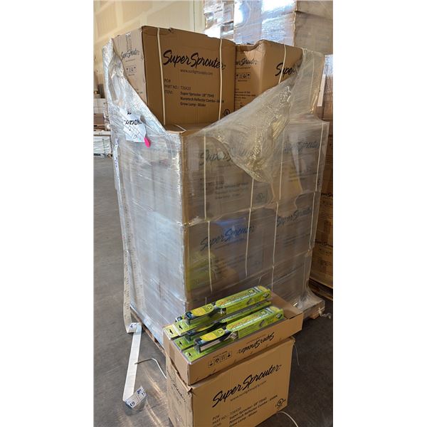 PALLET OF 30 BOXES OF 24 SUPER SPROUTER 18" T5 HIGH OUTPUT FLUORESCENT GROW LIGHT