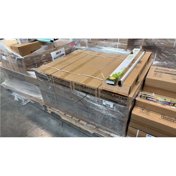 PALLET OF 8 BOXES OF 24 SUNBLASTER 36" T5HO LIGHT KITS