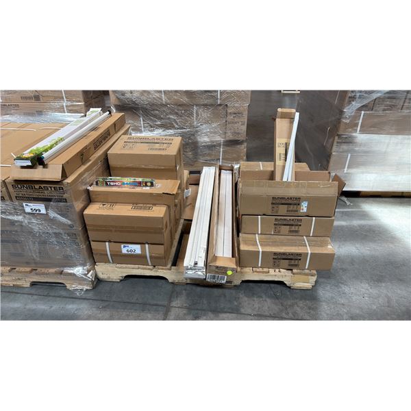 MIXED PALLET OF SUNBLASTER ASSORTED LAMPS