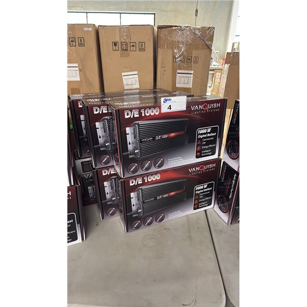6 VANQUISH D/E 1000W DIGITAL BALLASTS