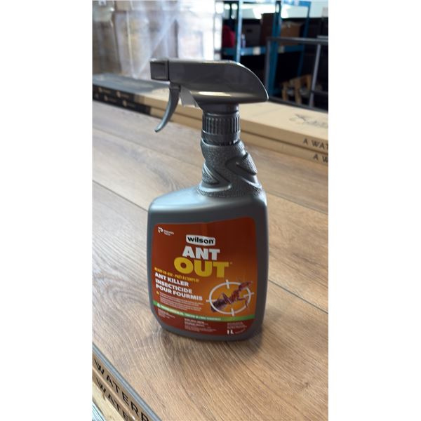12 ONE LITER SPRAY CONTAINERS OF WILSON ANT OUT ANT KILLER