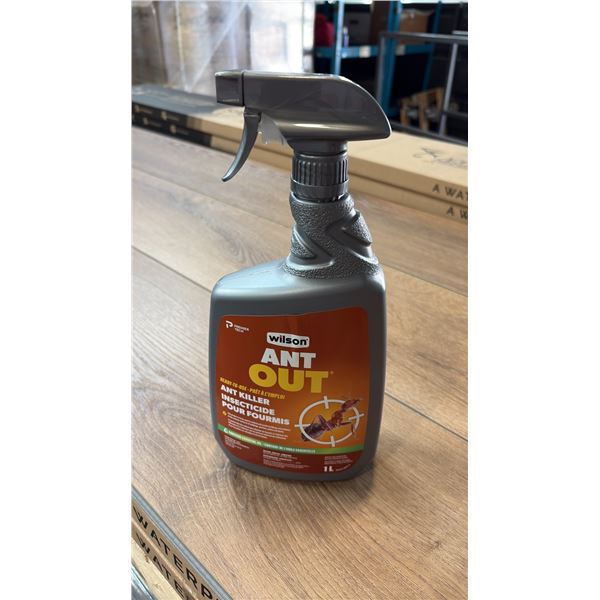 12 ONE LITER SPRAY CONTAINERS OF WILSON ANT OUT ANT KILLER