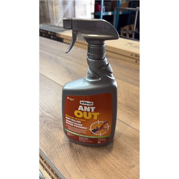 12 ONE LITER SPRAY CONTAINERS OF WILSON ANT OUT ANT KILLER