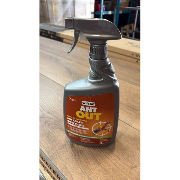 12 ONE LITER SPRAY CONTAINERS OF WILSON ANT OUT ANT KILLER