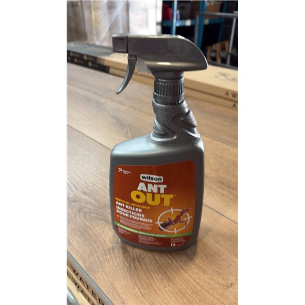 12 ONE LITER SPRAY CONTAINERS OF WILSON ANT OUT ANT KILLER