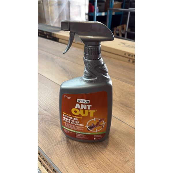 12 ONE LITER SPRAY CONTAINERS OF WILSON ANT OUT ANT KILLER